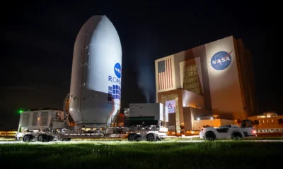 Nancy Grace Roman Space Telescope Falcon Heavy hangar mating