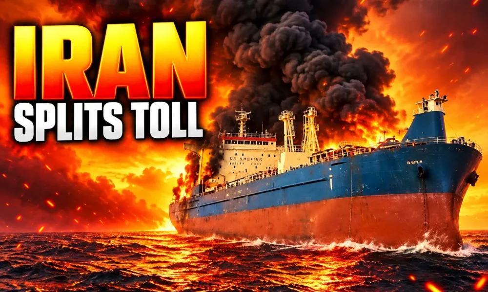 Iran Oman Hormuz toll split claim August