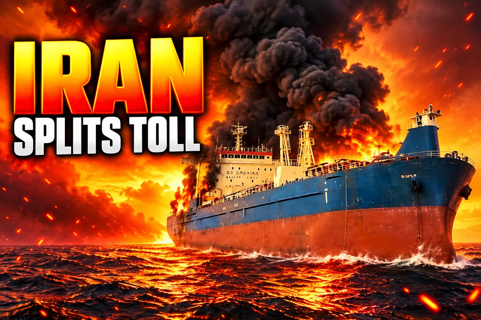 Iran Oman Hormuz toll split claim August