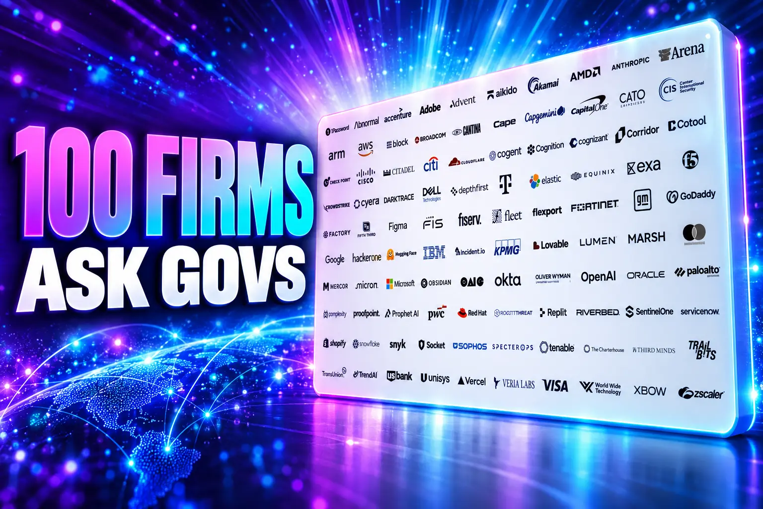 OpenAI 100 firms ask governments fund AI cyber