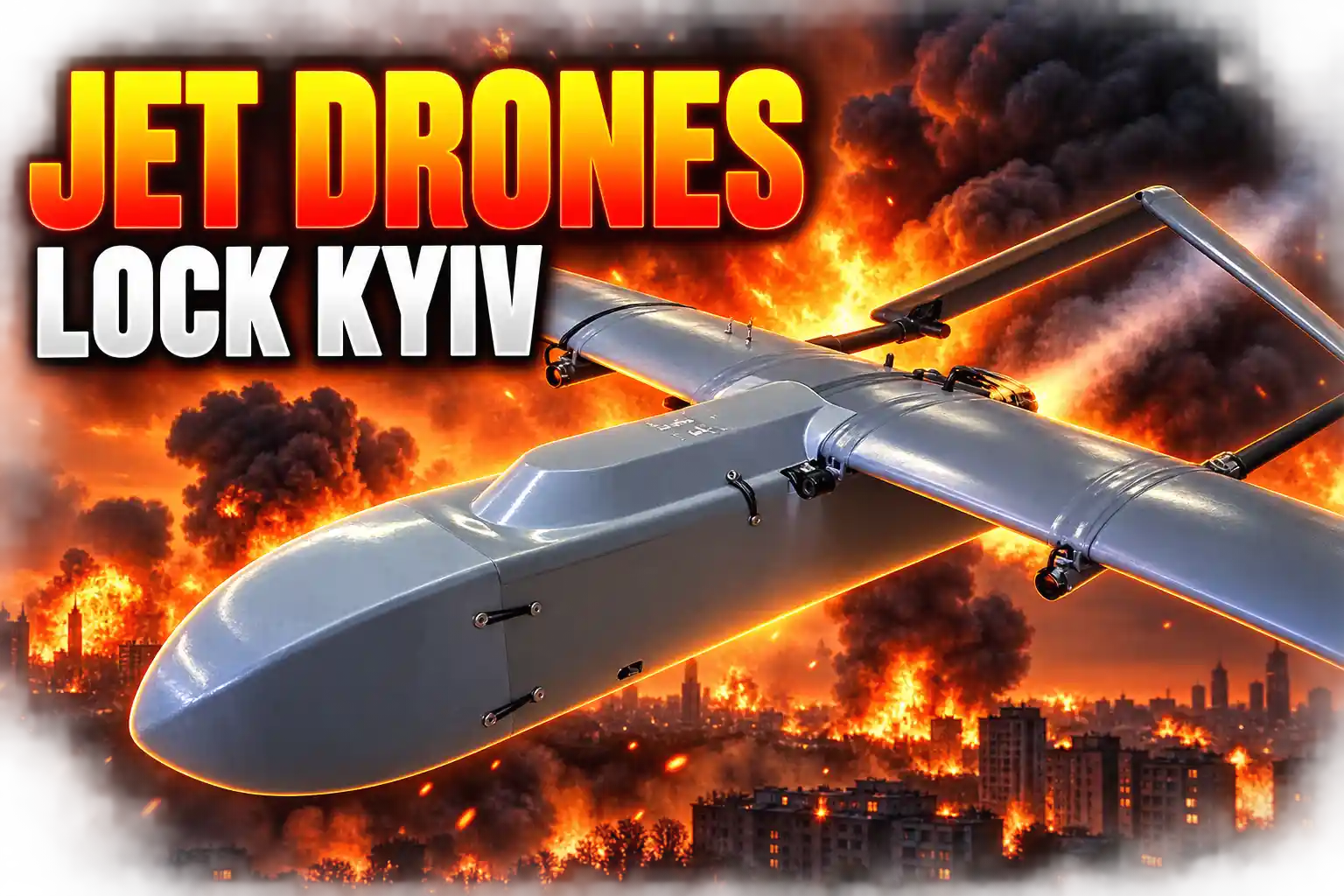 jet drones lock Kyiv 15-hour air-raid alerts