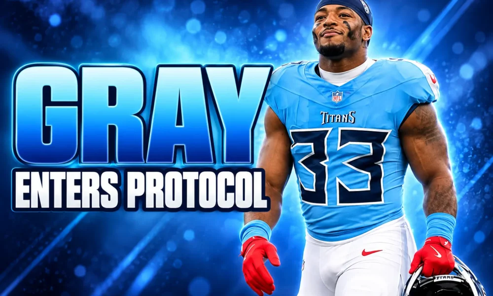 Cedric Gray Titans concussion protocol after UTV crash
