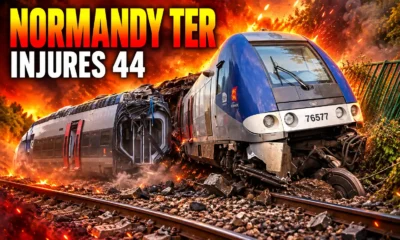 Cleon France train derailment sabotage investigation