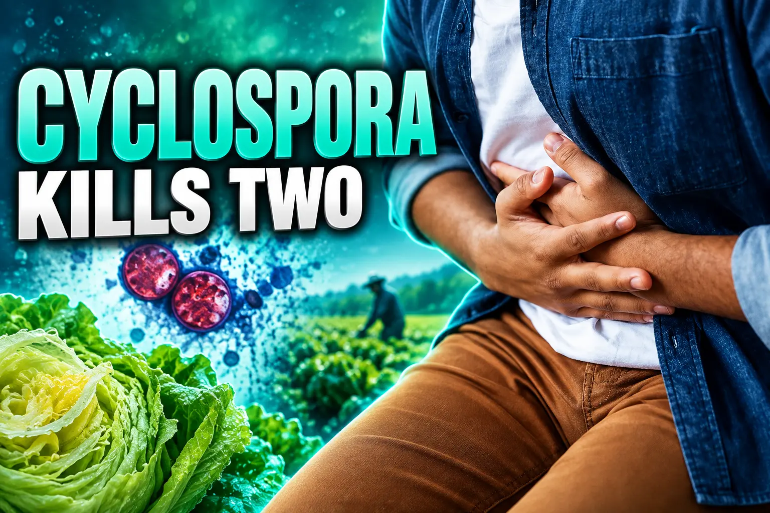 cyclospora outbreak iceberg lettuce 2 deaths FDA class I