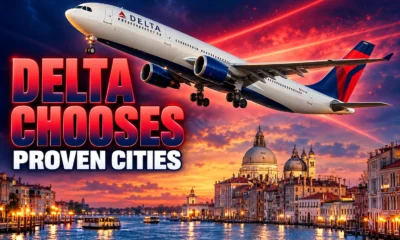 Delta Boston Venice Detroit Athens 2027 nonstop flights