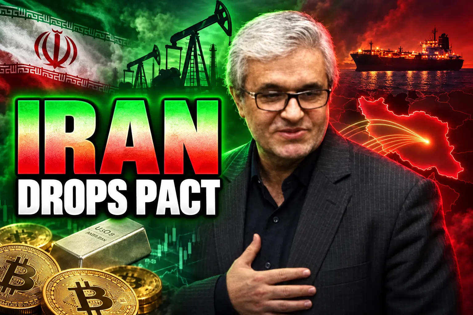 Iran NPT withdrawal oil gold bitcoin reaction
