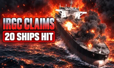 IRGC claims 20 ships hit Hormuz tankers