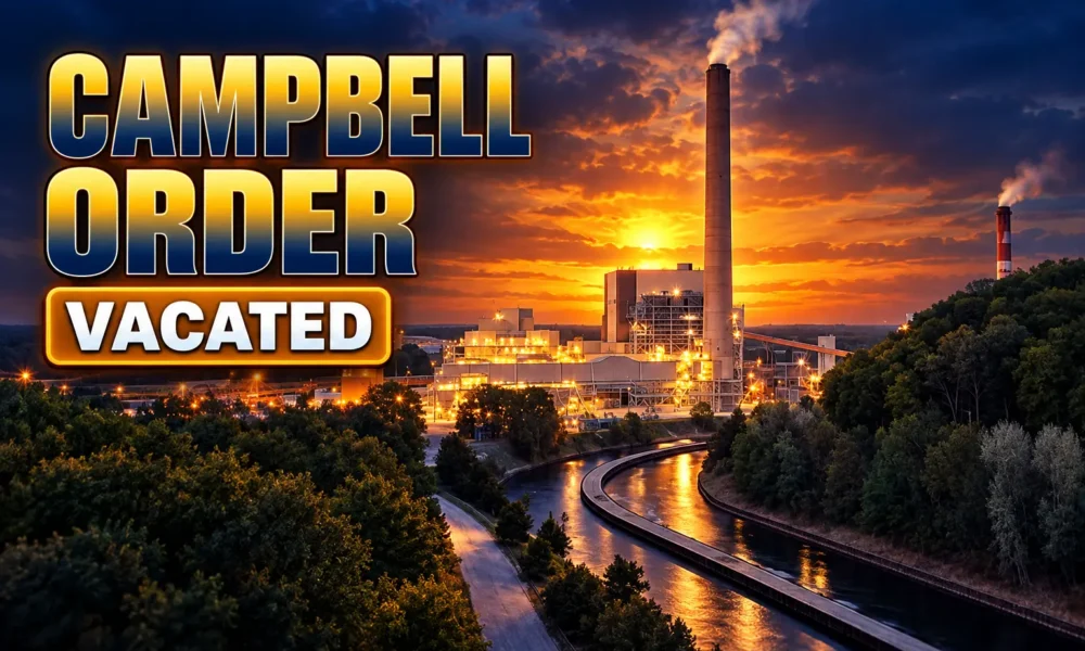 J.H. Campbell coal plant court order vacated Michigan