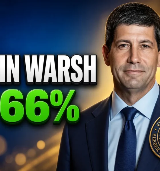Kevin Warsh Jackson Hole speech September hike odds 66 percent