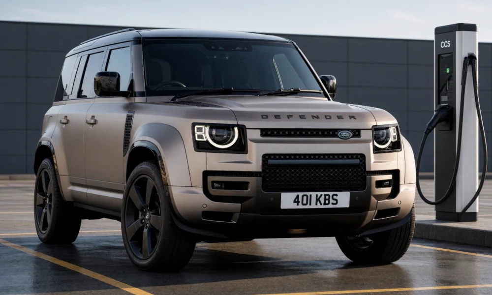 Land Rover Defender electric pause JLR full-size delay
