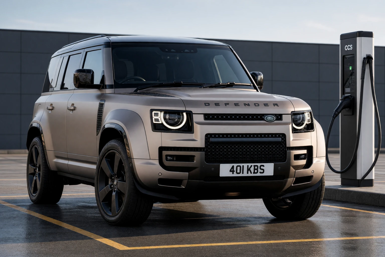 Land Rover Defender electric pause JLR full-size delay