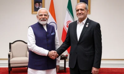 Modi Pezeshkian Bishkek handshake Strait of Hormuz