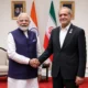 Modi Pezeshkian Bishkek handshake Strait of Hormuz