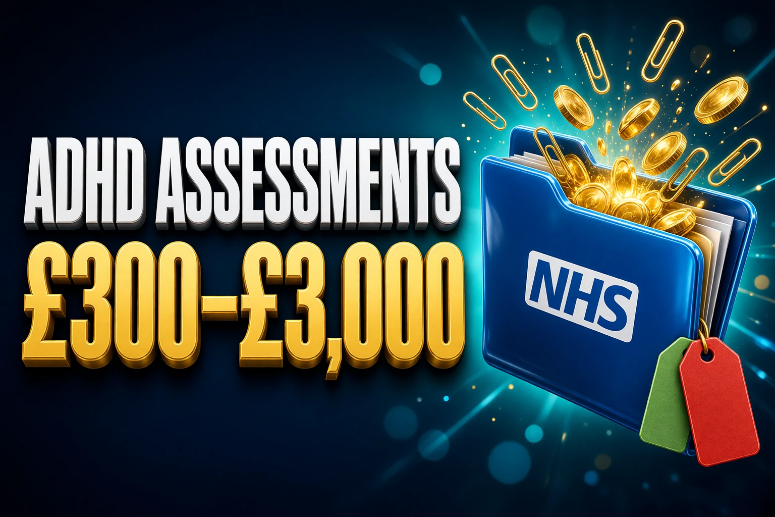 NHS Right to Choose ADHD assessment costs £300 to £3,000