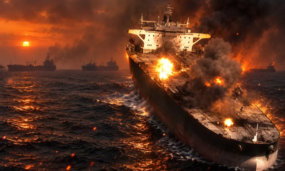 IRGC claims strikes on Hormuz tankers