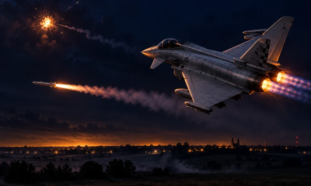 Italian Eurofighters shoot down Lithuania drone