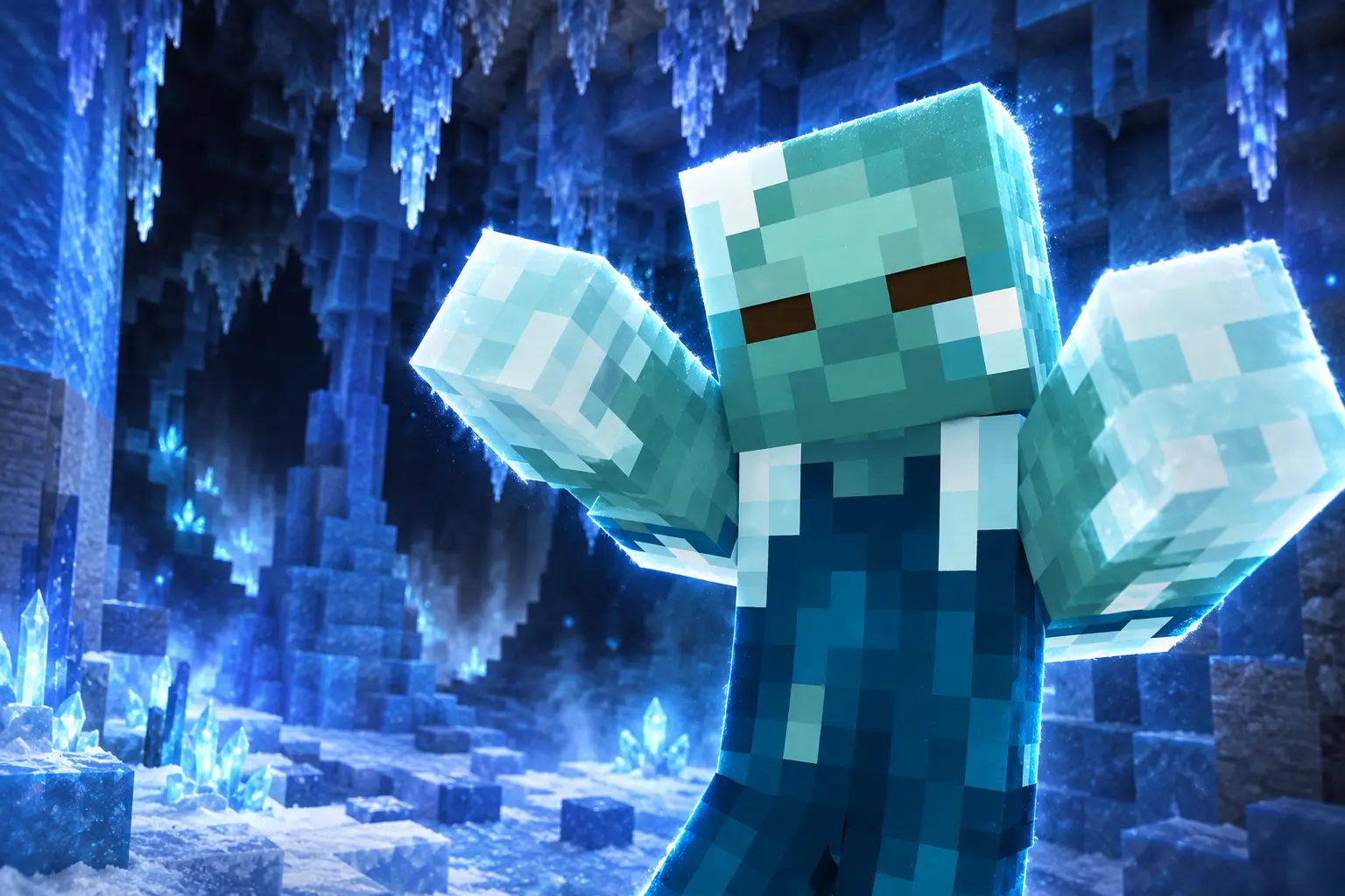 Minecraft 26.4 Snapshot 3 adds ice caves