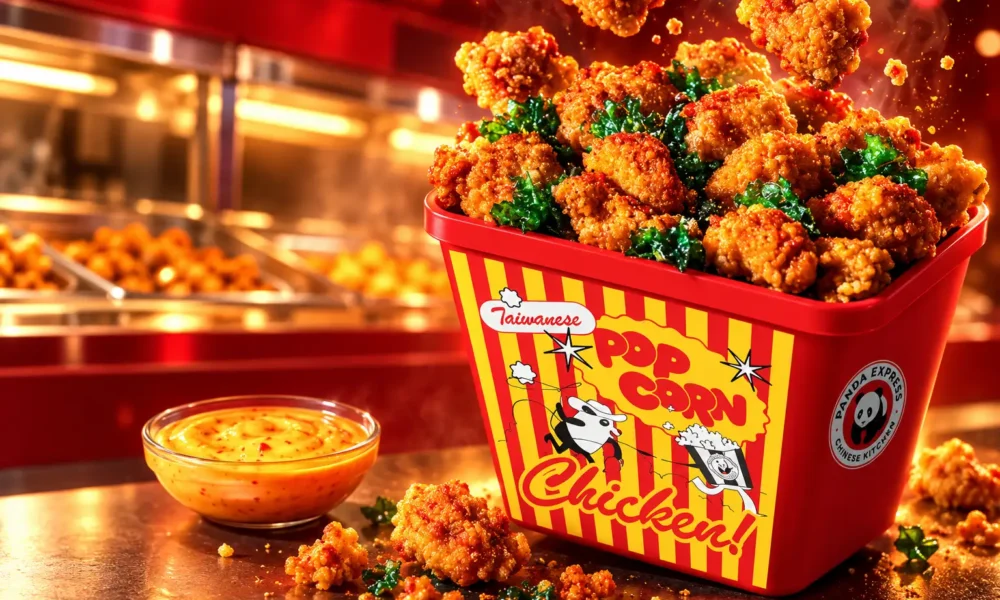 Panda Express Taiwanese popcorn chicken pail test