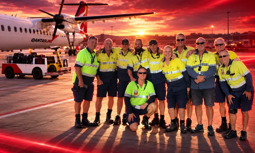 Qantas ground crews 97 percent strike vote