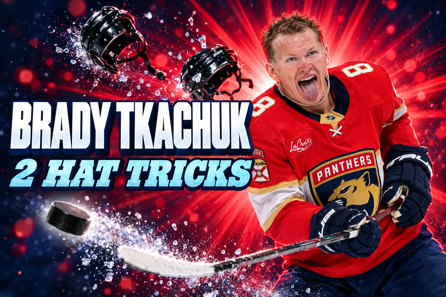 Brady Tkachuk natural hat tricks Panthers Canucks overtime