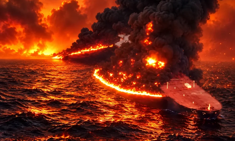Brent oil hits $110 on Hormuz tanker attacks