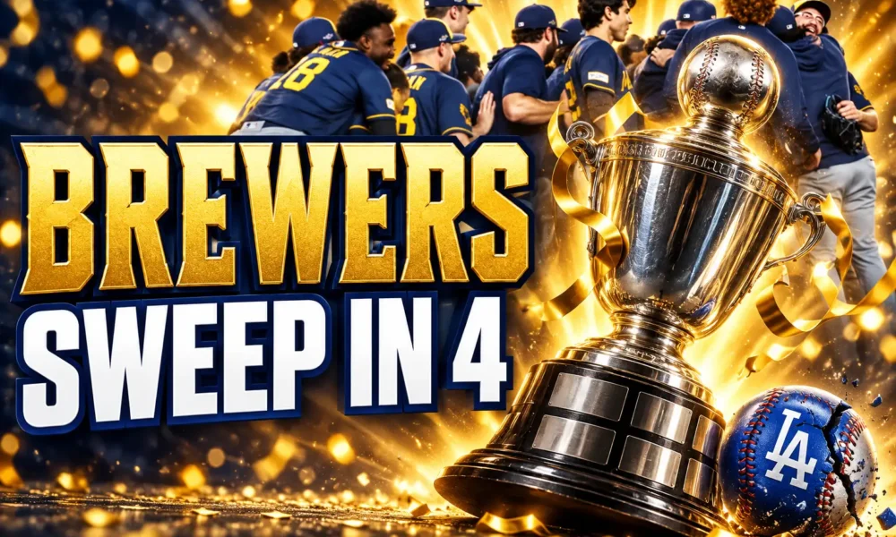Brewers sweep Dodgers to reach 2026 World Series
