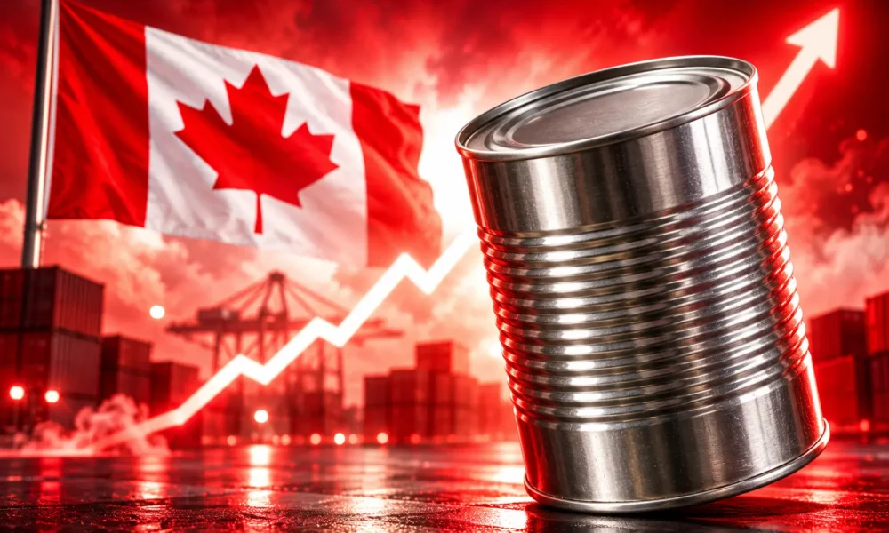 Canada quota on US canned vegetable imports