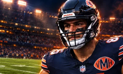 Cole Kmet season-ending knee injury Chicago Bears