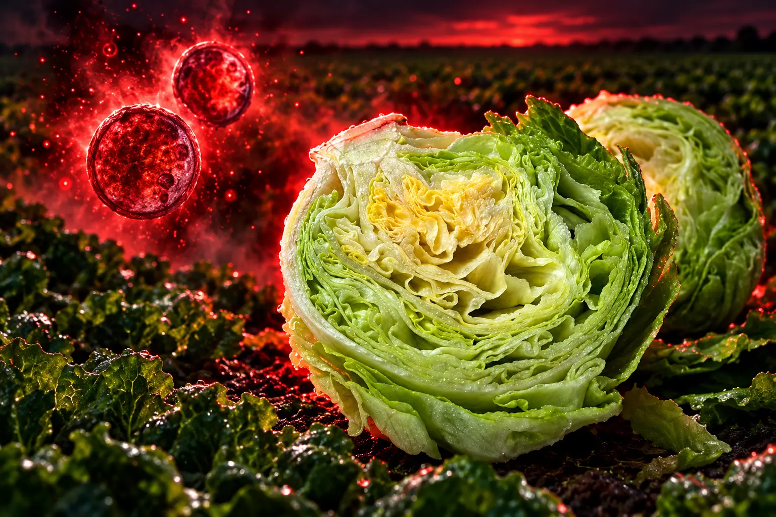 cyclospora outbreak iceberg lettuce 2 deaths FDA class I