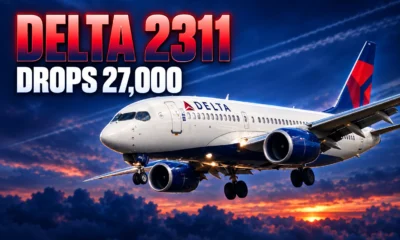 Delta flight 2311 pressurization emergency descent Las Vegas