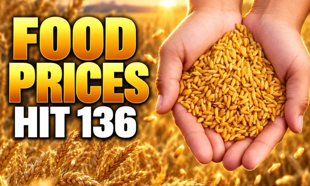 FAO food price index September 2026 four-year high