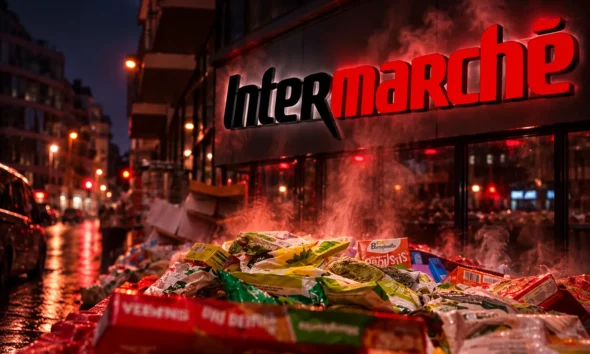 France supermarket refrigeration cyberattack spoiled frozen food