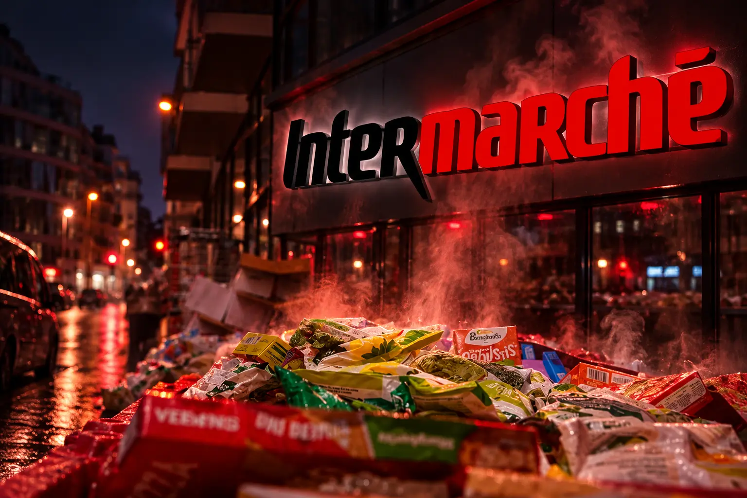France supermarket refrigeration cyberattack spoiled frozen food