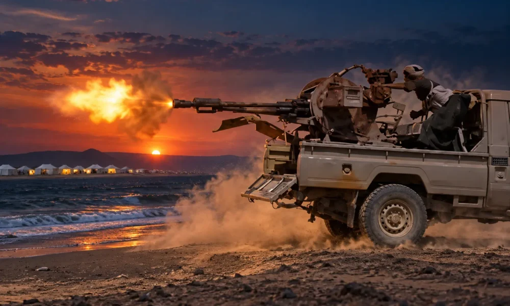 Houthis take Mokha and Perim strait