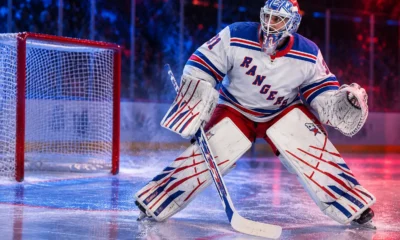 Igor Shesterkin Rangers right-leg injury vs Capitals