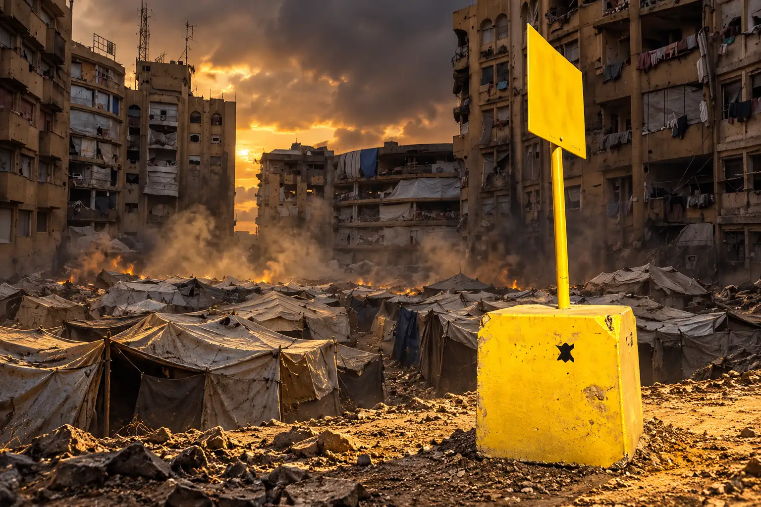 Islamic Relief Gaza Yellow Line ceasefire toll