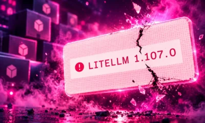 LiteLLM 1.107.0 PyPI Docker credential stealer attack