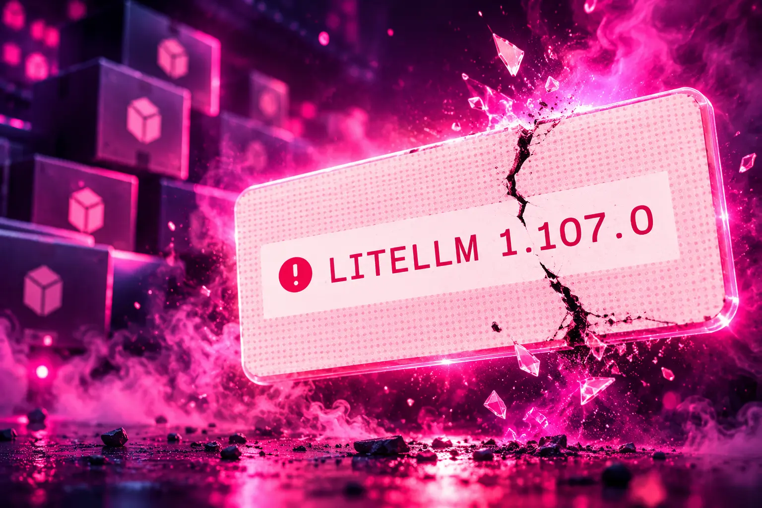 LiteLLM 1.107.0 PyPI Docker credential stealer attack