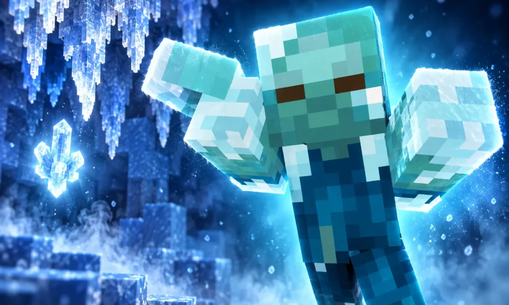Minecraft 26.4 Snapshot 3 adds ice caves
