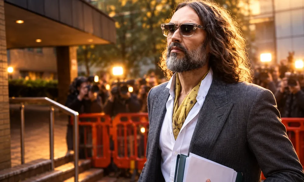 Russell Brand Southwark trial Soho toilet allegation