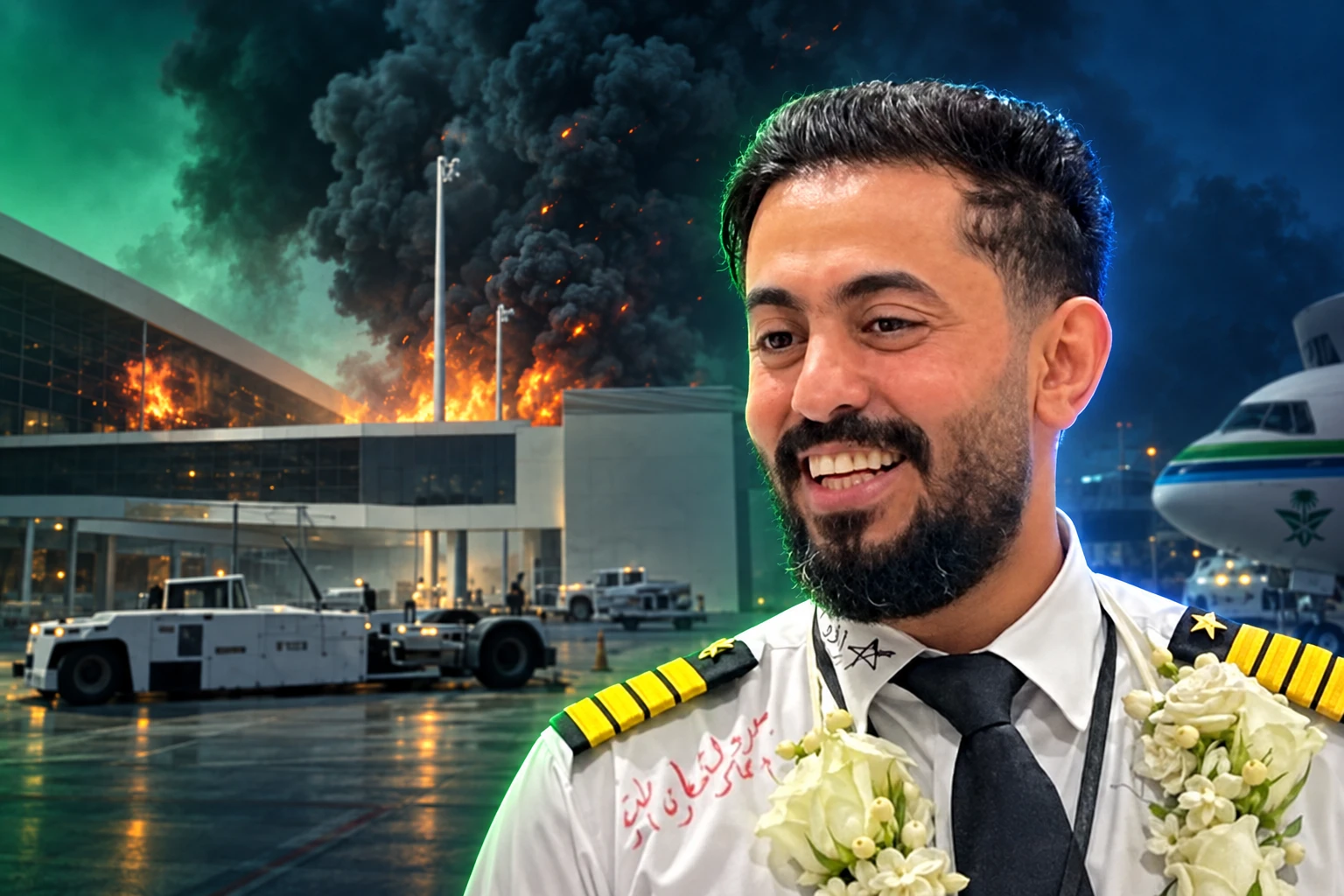 Saudia Captain Hamoud Ali Alkalthami killed at Riyadh airport
