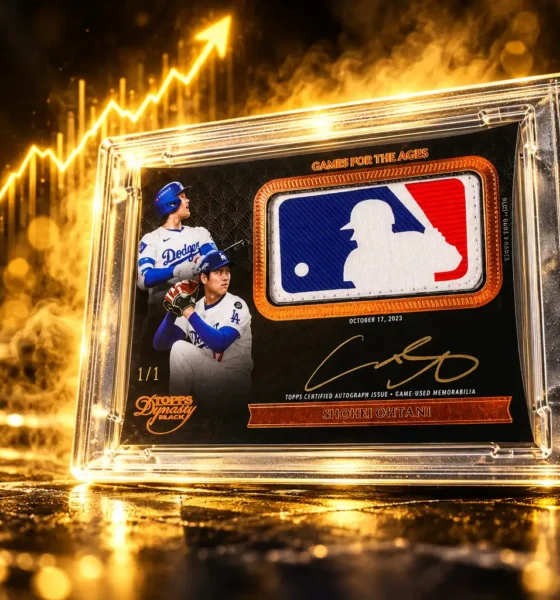 Shohei Ohtani Dynasty Black Logoman card $3.24 million