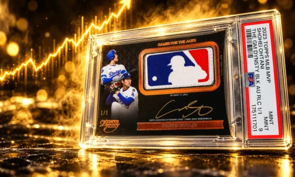 Shohei Ohtani Dynasty Black Logoman card $3.24 million