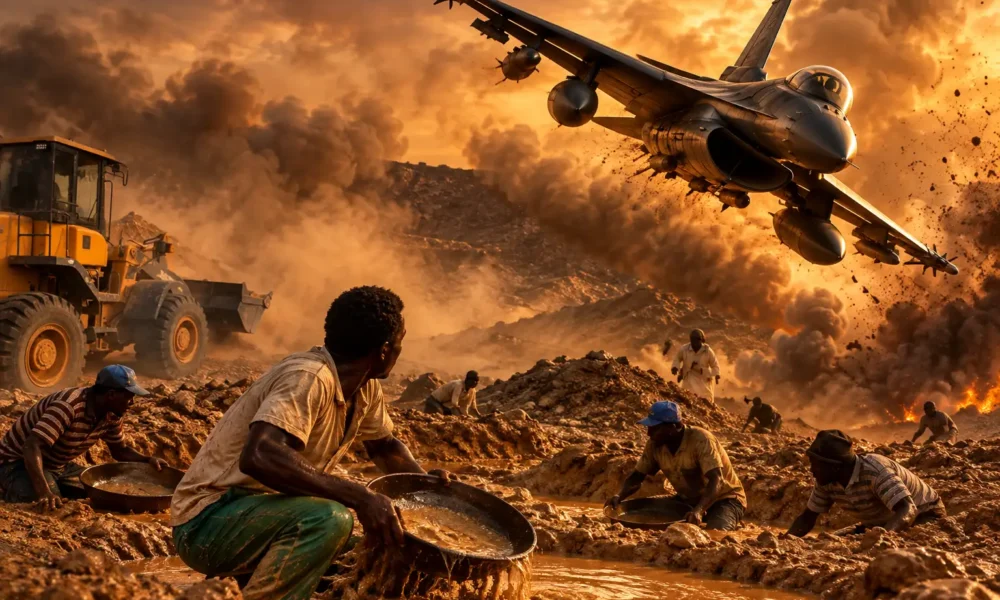 Sudan Egypt gold miners airstrike death toll