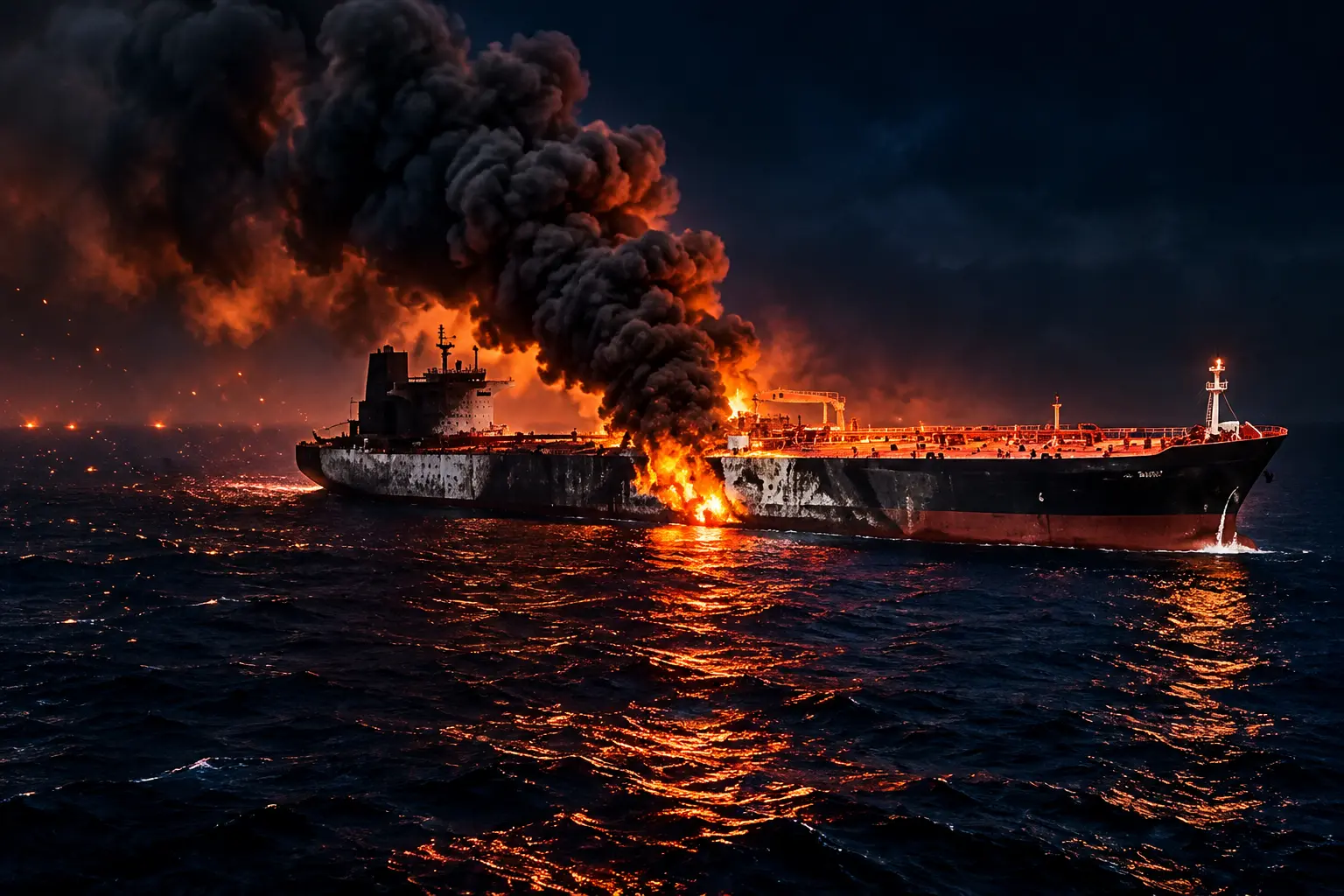 Tanker strikes off Qatar and Fujairah