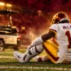 Terry McLaurin knee injury Commanders carted off 49ers