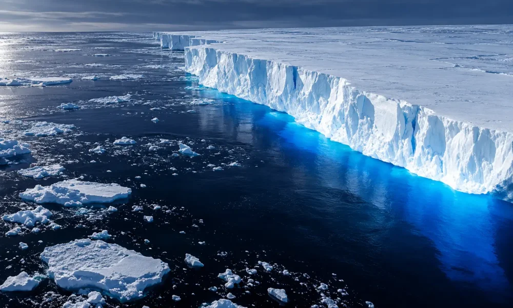 Thwaites glacier sea level rise 30 millimetres 2100