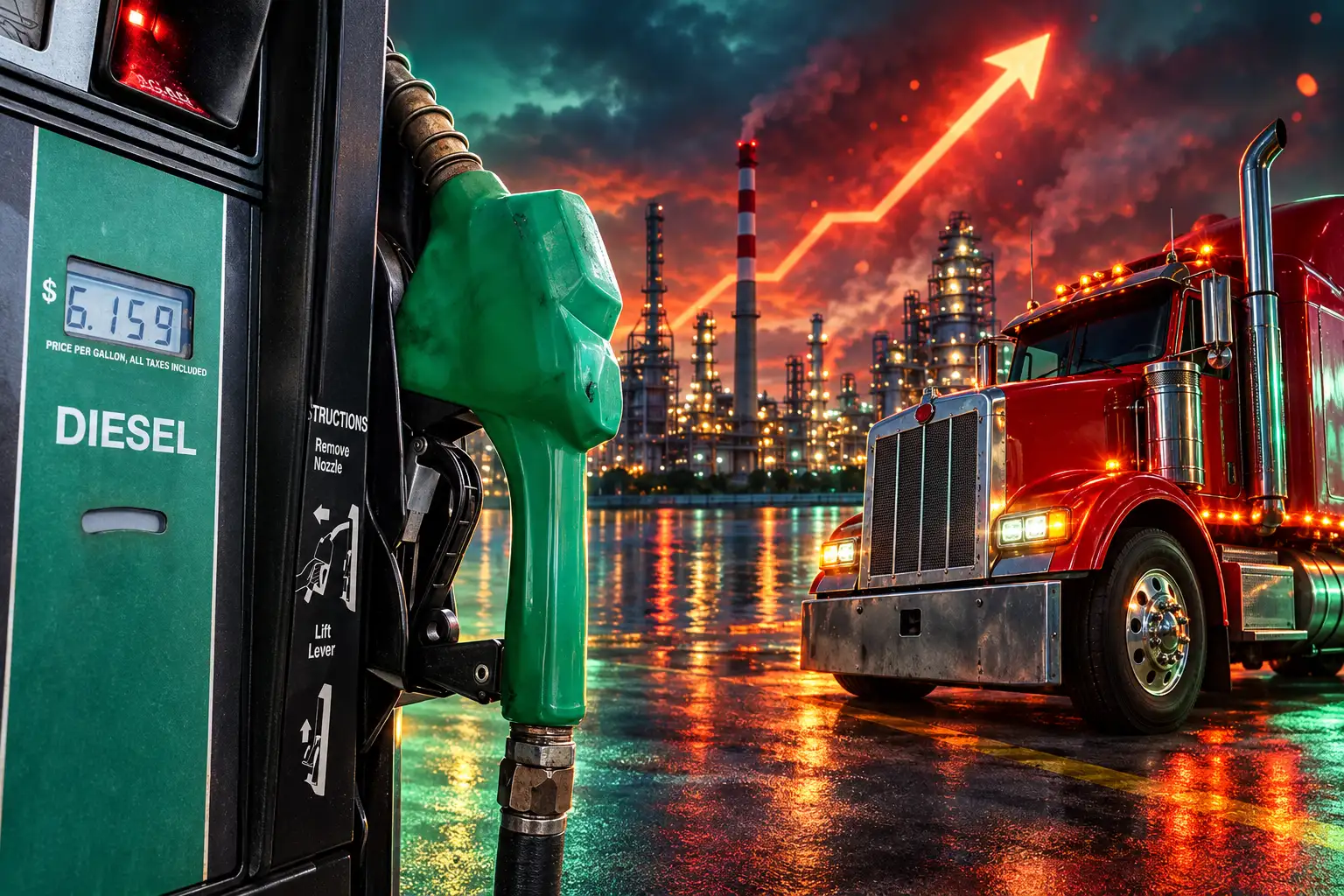 Trump diesel export ban US pump $6.53