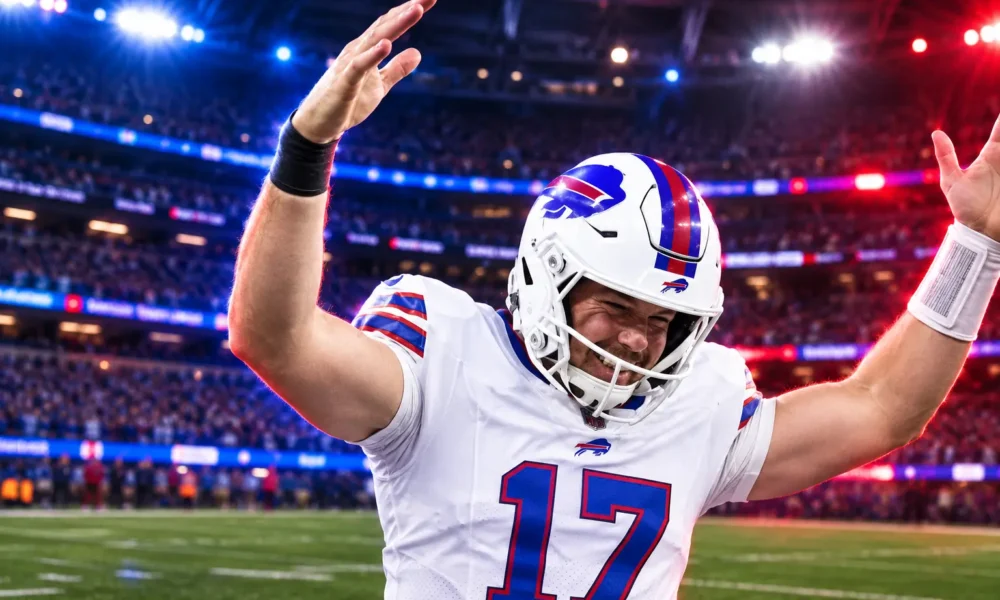 Tyler Bass game winning kick Bills Rams overtime